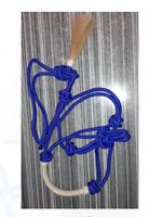 Cuerda de nailon trenzada personalizada para caballos, halter, silla de montar inglesa, equipo ecuestre cómodo y lavable para carreras de caballos