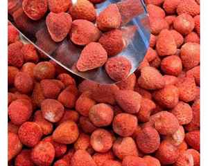 Fresas liofilizadas de Vietnam con color brillante y textura crujiente para exportar fresas liofilizadas a granel de 99GD - Product Image 1