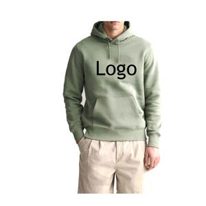 Fabricante personalizado Streetwear Heavy Weight algodón mezclado Boxy Raw Hem apenado bordado parche profesional sudaderas con capucha hombres - Product Image 5