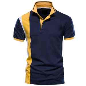 T-shirt polo en polyester grande taille avec logo personnalisé de haute qualité pour homme Design unique avec vente fabriqué avec un tissu unique - Product Image 1