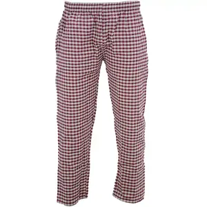 ชุดนอนผ้าสักหลาดอ่อนสำหรับผู้ชาย, ชุดนอนสบายระบายอากาศลายสก๊อตนุ่มสบายระบายอากาศได้ดี - Product Image 1