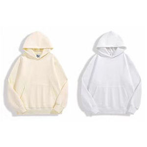 Bordado personalizado Impresión digital 500gsm Sudadera con capucha de invierno 100% Algodón Poliéster Sólido para hombres Mujeres Hecho Lienzo Personalizado en blanco Polar - Product Image 4