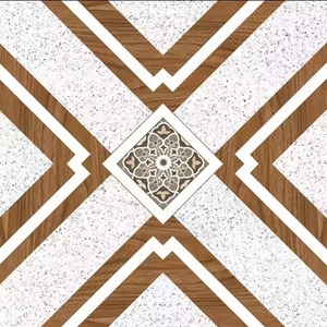 Azulejos de pared de losa de madera con aspecto de mármol esmaltado Digital tallado de 400x400mm, baldosas de porcelana de cuerpo completo para aplicación Interior - Product Image 6