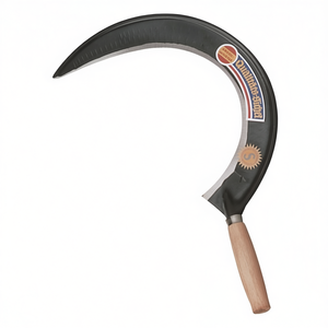 Hoz Styrian de 450 mm de largo, semiforjada, con protector de hoja pulido, herramienta manual de jardín, modelo ESW - Product Image 3