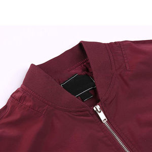 Venta superior Chaquetas de bombardero para hombres Buen material Etiqueta privada Crea tu propio estilo para chaquetas de bombardero para hombres - Product Image 3