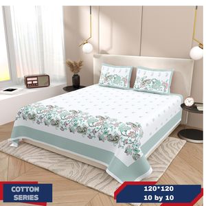 Sábana Bajera Ajustable King Size 2026 con 2 Fundas de Almohada, Estilo Liso para Uso en Hogar, Hotel y Hospital, Algodón Orgánico Puro, Impermeable, de Lujo - Product Image 3