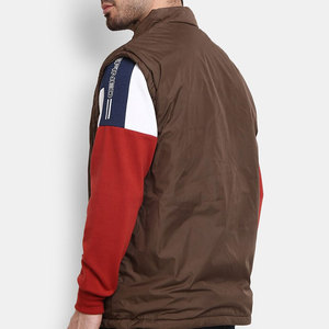 Chaleco Bomber Softshell cálido de invierno para hombre más vendido, soporte de logotipo impreso personalizado a la moda, diseño adecuado de fábrica de calle principal - Product Image 3