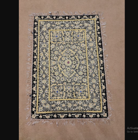Zari bestickte arabische Muster Juwel Teppich islamische betende Wandbehang Kreuz stich und Nähte chnik Häkeln Kit