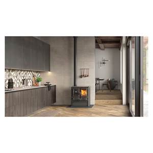 Estufa de Leña de Acero Antracita de 5 Estrellas Nordica 7.9kW ROSETTA SX VST.16 88.5x57.2x84.3cm - Product Image 2