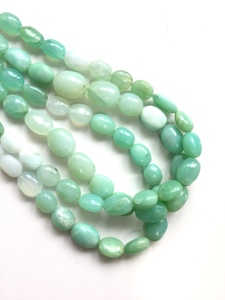 Cuentas Redondas de Ópalo Azul Natural para la Elaboración de Joyería Fina - Product Image 4