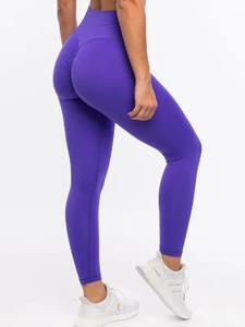 Nueva llegada Leggings de Yoga para mujer Leggings de patrón sólido de cintura alta Buena calidad Estilo de tendencia Mujeres Yoga Legging - Product Image 4