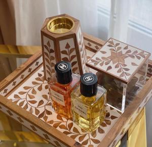 Quemador de Incienso de Buena Calidad, Quemador de Incienso de Resina de Madera Islámico Simple, Juego de Regalo Decorativo de Oud Bakhoor - Product Image 1