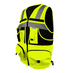 Gilet de sécurité haute visibilité le plus vendu, en coton durable, matériau réfléchissant en polyester, logo personnalisé, imperméable, service OEM ODM disponible - Product Image 2