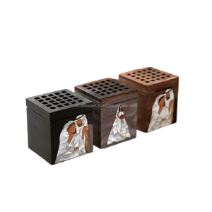 แม่ของฝังมุก Mubkhar กล่องธูปชุดเตาอาหรับ Mubkhar ซับกระดูก Bakhoor ผู้ผลิต - Product Image 2