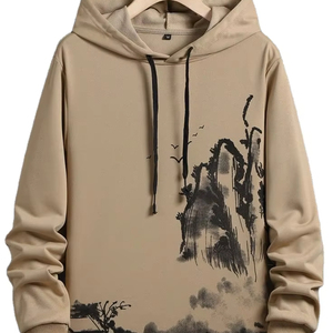 Venta al por mayor de los hombres deportes pulóver sudaderas con capucha de color personalizado 100% algodón de alta calidad de moda estilo simple nuevo diseño - Product Image 1