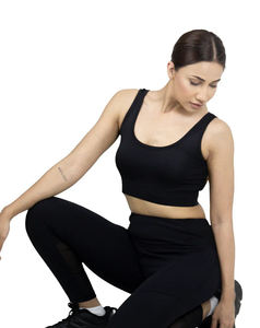 Soutien-gorge sans couture en spandex léger et écologique pour femmes, idéal pour l'entraînement sportif, la course à pied et le yoga - Product Image 4