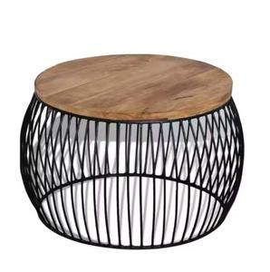 Tables basses avec cadres géométriques en métal parfait pour les salons ou les bureaux contemporains décoration tables basses - Product Image 2