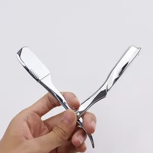 Maquinilla de afeitar de seguridad con mango, hoja de acero, afilada, para hombre, maquinilla de afeitar recta, Titan, sin Metal, sin logotipo Oem, maquinilla de afeitar de una sola hoja - Product Image 2
