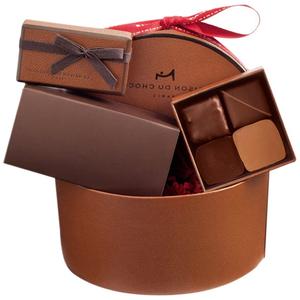 Cajas de Chocolate de inserción personalizables de alta calidad, patrón redondo, tablero de capa de papel, Cajas de Regalo para fiesta de boda, los mejores precios - Product Image 2