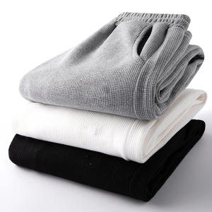 Pantalones de chándal deportivos informales para hombre, 100% algodón, talla grande, tobillo suelto, cintura alta/baja/media, patrón recto de alta calidad, nuevas características - Product Image 1