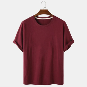 T-shirt léger de haute qualité pour hommes, vêtements décontractés de couleur personnalisée pour l'extérieur - Product Image 1
