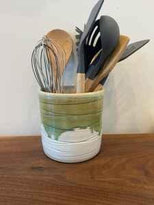 Recipiente de Cerámica para Utensilios |   Espátula y Cuchara Ecológicas de Alta Calidad, Aptas para Lavavajillas, para Almacenamiento de Cubiertos |   Restaurante, Hotel, Hogar - Product Image 5