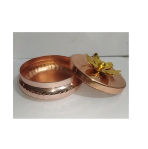 Metal <b>Gold</b> Plated Candle Holder Pillar with Waves Design Hot Selling Handmade Candle Stand - Product Image 5