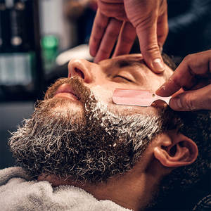 มีดโกนหนวดแบบตรงพร้อมใบมีดสแตนเลสสำหรับช่างตัดผม - Product Image 6