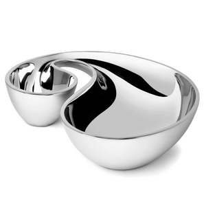 Bol de service en acier inoxydable conçu pour correspondre à d'autres ustensiles de cuisine en acier inoxydable pour une présentation à manger professionnelle - Product Image 5