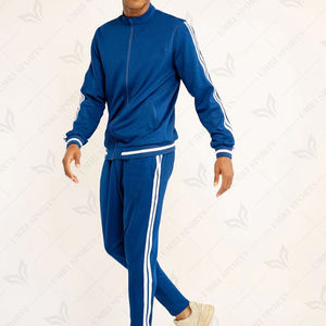 Venta al por mayor de los hombres conjunto de chándal de algodón grueso con capucha y Joggers Set Plus Size Men's Sport Sweatsuit Chándal para los hombres - Product Image 1
