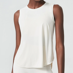 Top Deportivo Sin Mangas de Alta Calidad para Mujer, Ropa Deportiva al por Mayor, Logotipo Personalizado, Top de Gimnasio para Mujer, Top de Entrenamiento, OEM - Product Image 4