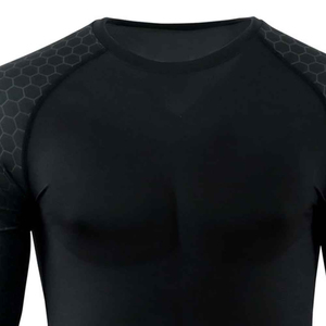 Wholesale Rash Guard Men Women Long Sleeve Quick Dry Protection For <b>Swimming</b> Fitness Training for men's custom for logo design - Product Image 3