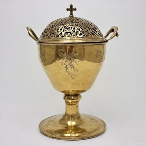 Quemador de incienso de Iglesia Antigua de humo angelical, incensario colgante, quemador de incienso de Iglesia Vintage para ambiente ceremonial y espiritual - Product Image 5