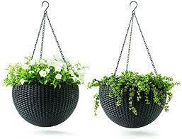 กระถางปลูกต้นไม้แบบทำมือ,กระถางหวายสานสีดำดีไซน์และขนาดตามสั่ง - Product Image 2