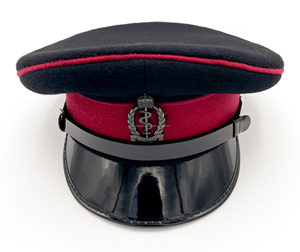 High quality custom uniform caps bullion badge structured fit ceremonial <b>hats</b> durable stitching bulk factory supply - Product Image 4