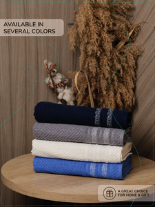 Toalla de Baño Jacquard a Cuadros Elbrus al por Mayor, 70x140cm, 300-600 GSM, Pedido a Granel 2000kg, Precio de Fábrica, Calidad de Exportación, Arvis L - Product Image 5