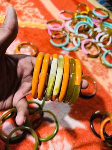 Brazalete de Resina con Diseño Moderno de Cuerno de Búfalo Natural, Joyería Religiosa Unisex de Moda, con Perlas, Diamantes y Piedras Pulidas, Duradero - Product Image 4