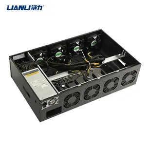 เคสคอมพิวเตอร์8 GPU ระยะห่าง70mm, เคส3070 GPU เงียบสำหรับแท่นขุดเจาะที่บ้าน