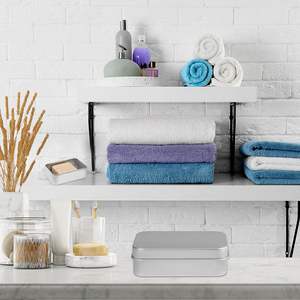 Porte-savon de douche en métal - Garde le savon au sec et propre, accessoire de salle de bain pour un espace de douche organisé, à fixer au mur - Product Image 5