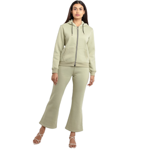 Conjunto de Chándal Unisex Personalizado OEM 100% Algodón con Cremallera, Pantalones de Chándal y Sudadera con Capucha, Venta al por Mayor, Ecológico, Tallas Grandes, Invierno - Product Image 1