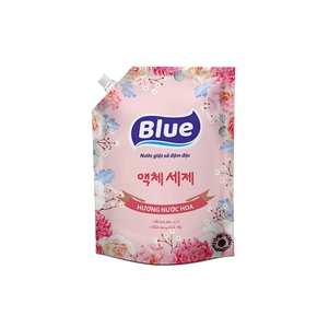 Offre Spéciale 2023 Produit de haute qualité fabriqué au Vietnam Détergent à lessive bleu liquide-Parfum-Pochette-2.1L - Product Image 1