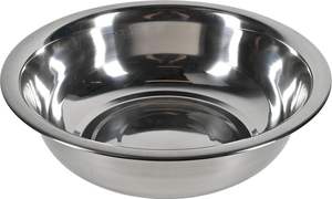 Bol de service à dessert en acier inoxydable de luxe, design fantastique, argenté brillant et poli, pour la maison et les fêtes - Product Image 3