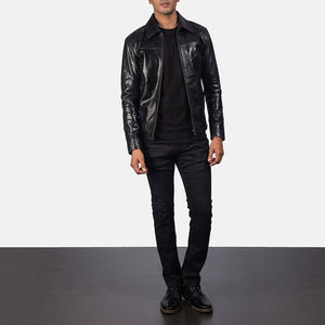 Veste en cuir de vachette de qualité supérieure pour hommes, veste en cuir PU conçue à la mode, vêtements pour hommes de haute qualité, nouvelle collection - Product Image 4