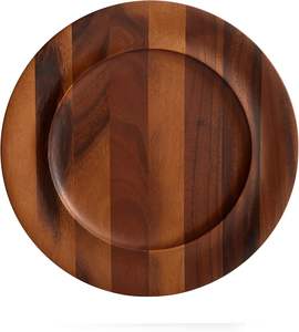 Plaque de chargeur blanche de luxe élégante à la mode parfaite pour les paramètres de table à manger décor matériau durable occasion spéciale idéale - Product Image 3