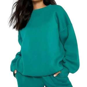 100 coton femmes sweats en gros col rond femmes décontracté blanc polaire pull col rond sweat - Product Image 1