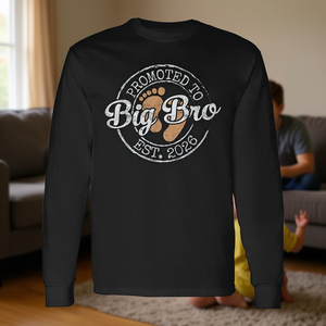 Maglietta a Maniche Lunghe Promemoria 2026 per Fratello Maggiore per la Prima Volta - Regalo Perfetto per Fratelli - Product Image 3