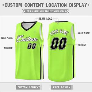 Vente chaude Maillots de basket-ball pour hommes Nom de l'équipe personnalisé Numéro Logo Tissu respirant à séchage rapide OEM Fournisseur d'uniformes en gros - Product Image 2