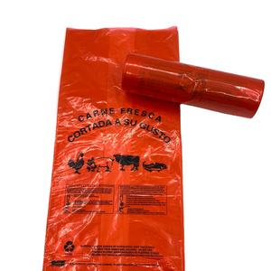 Venta al por mayor personalizado impreso rojo bolsa de embalaje de alimentos pan pastel galletas bolsa de embalaje LDPE bolsas de plástico polivinílico en rollo - Product Image 1