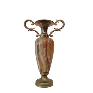 Florero de Metal Estilo Indio Vintage Antiguo Lujo Venta al por mayor Florero Americano para Oficina y Hogar - Product Image 1