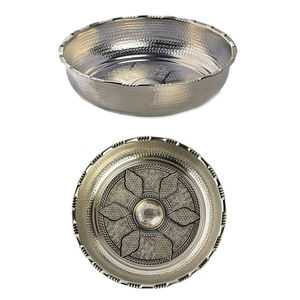 Bol de hammam en cuivre et chromé, style superbe, quantité en gros - Product Image 1